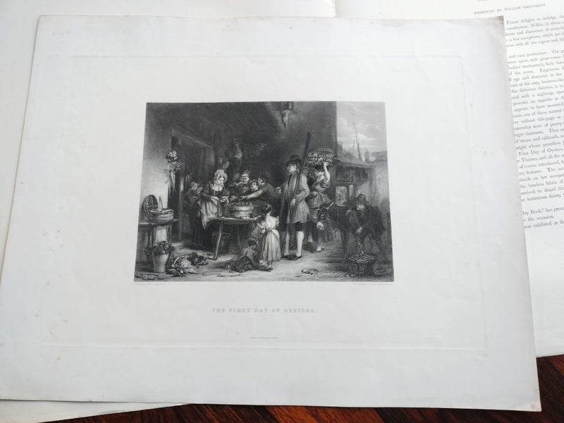 Antique Victorian Engraving Carousel 1