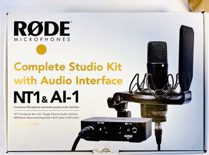 RØDE NT1 & AI-1 Complete Studio Kit – Professional Recording Bundle63699170458754112
