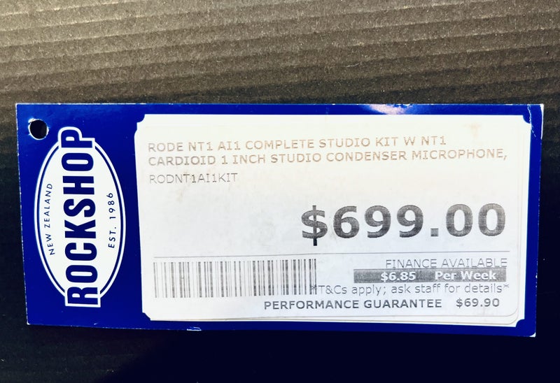 RØDE NT1 & AI-1 Complete Studio Kit – Professional Recording Bundle63699170458754113