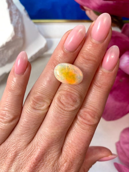 $1 RES ~ $2399 Buy Now * 8.02ct Welo Opal with Broadflash Pattern Carousel 2