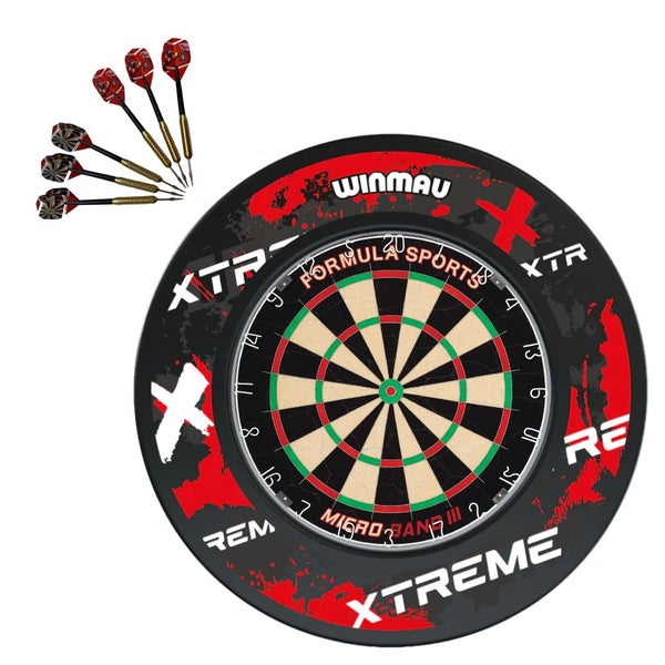 Formula Sports Micro Band 3 Dart Board and Winmau Xtreme Red Retro Dartboard ... Carousel 1