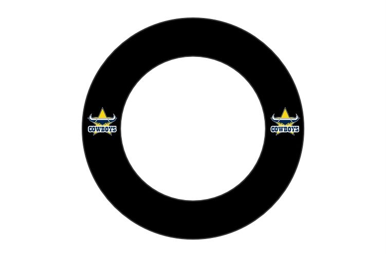 North QLD Queensland Cowboys NRL Rugby League Football Dart Board Surround Carousel 1