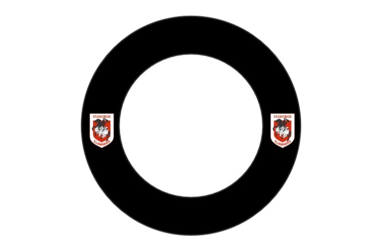 St George Illawarra Dragons NRL Rugby League Football Dart Board Surround Carousel 1