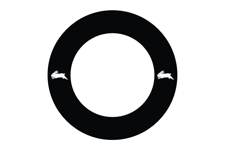 South Sydney Rabbitohs NRL Rugby League Football Dart Board Surround Carousel 1