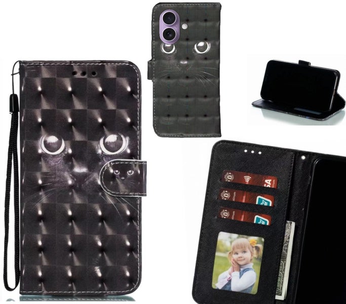iPhone 17 Case Leather Wallet Case 3D Pattern Printed Carousel 1