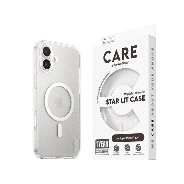 PanzerGlass CARE Flagship Magsafe Star lit Case for Apple iPhone 16 Plus Carousel 1