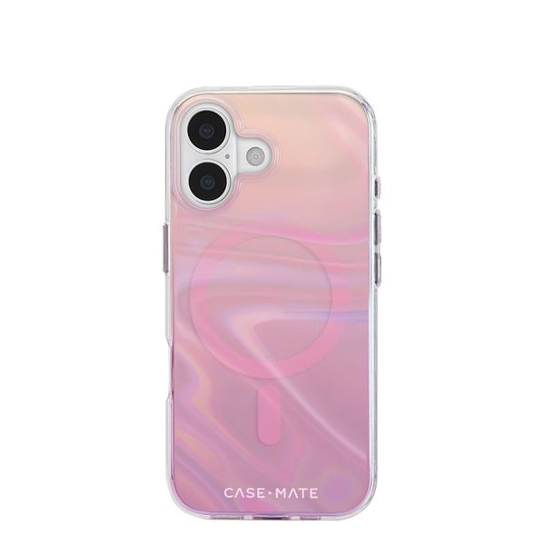 Case-Mate Peach Bubble MagSafe Case for Apple iPhone 17- Iridescent Carousel 1