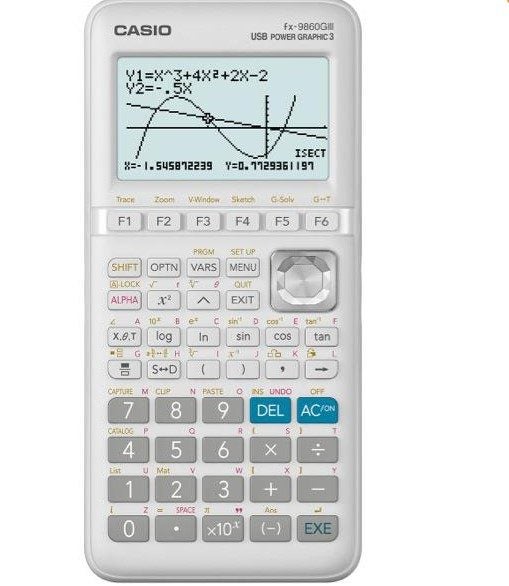 Graphics Calculator FX9860GIII Python Programming Approved By NZQA USB Conection Carousel 1