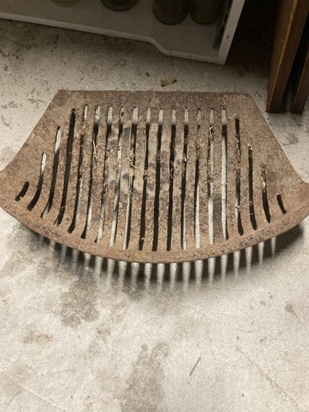 Vintage solid fire grate- Carousel 1