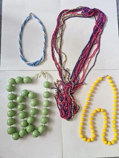 3 necklaces and Multiple beaded piece of Jewelry Carousel 1