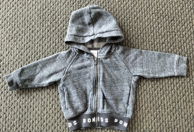 "BONDS" Hoodie - Size 6-12 Months Carousel 1
