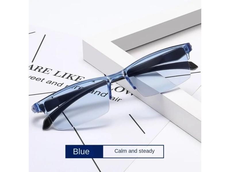 Smart Automatic Zoom Eyeglasses Anti-Blue Light Reading Glasses Men Women Carousel 1