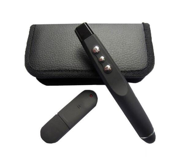 Wireless USB PowerPoint Presenter Remote Control Laser RF Pointer Pen Carousel 1