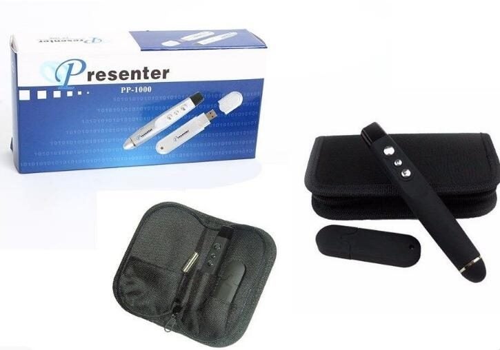 Wireless USB PowerPoint Presenter Remote Control Laser RF Pointer Pen Carousel 6