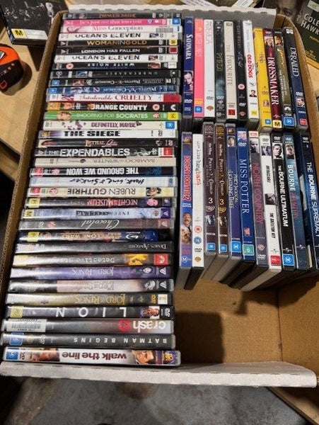 Assorted Box Of Movie DVD's Carousel 1