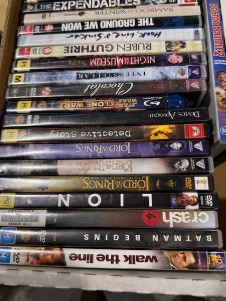 Assorted Box Of Movie DVD's Carousel 2