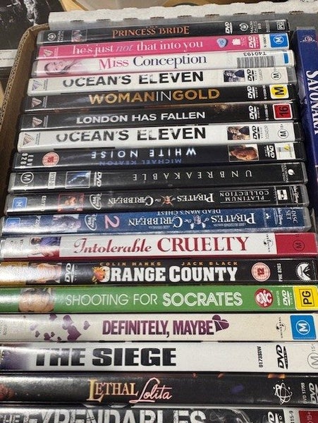 Assorted Box Of Movie DVD's Carousel 5