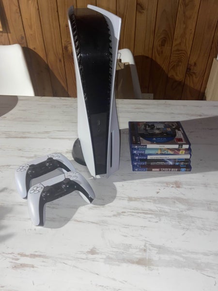 PS5 disc edition + 2 controllers + 6 games63699185590914110