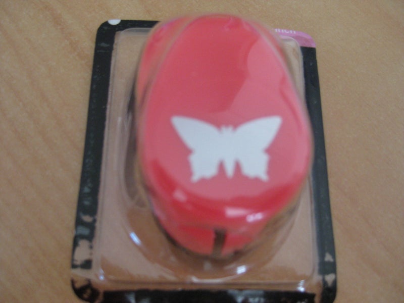 Butterfly craft paper puncher. Size of butterfly 20 x 15cm. Carousel 2