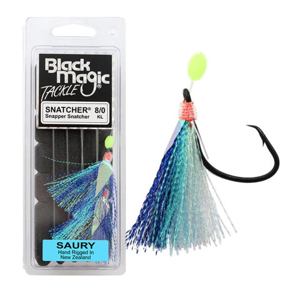 BLACK MAGIC 8/0 FLASHER BIG RIG SAURY SNAPPER SNATCHER Carousel 1