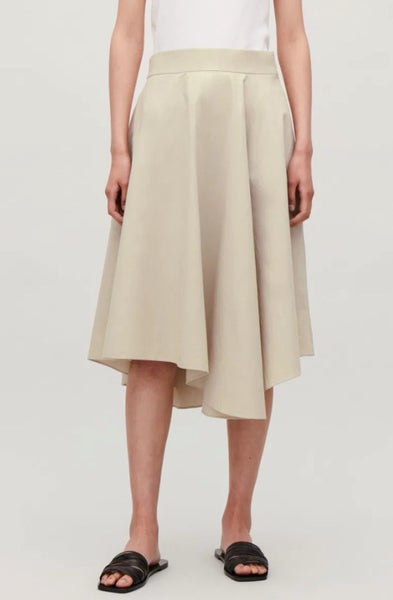 COS a-symmetric hem skirt sz10 Carousel 1