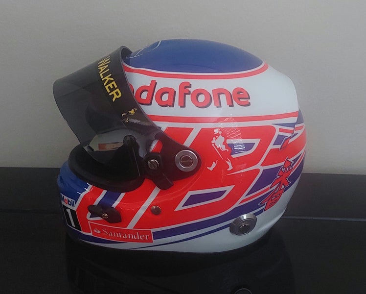 Jenson Button 1/2 scale replica helmet Carousel 1