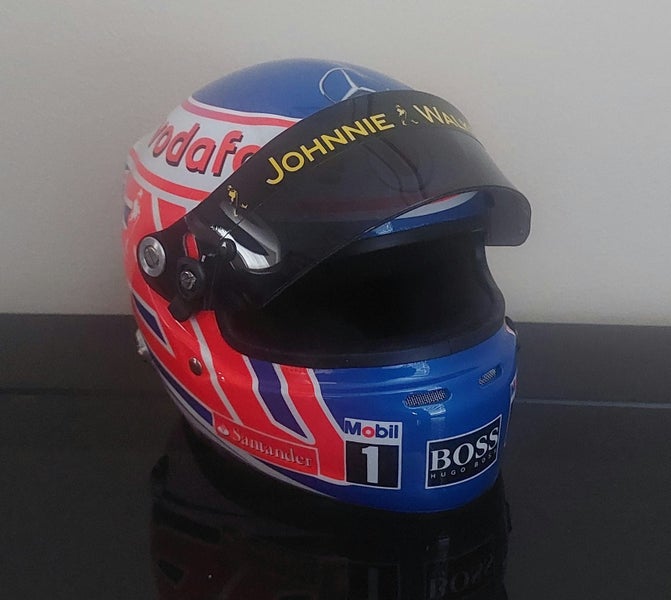 Jenson Button 1/2 scale replica helmet Carousel 2
