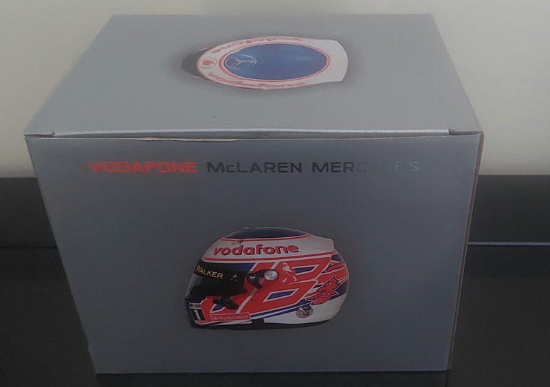 Jenson Button 1/2 scale replica helmet Carousel 3