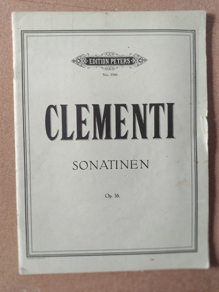 Clementi - Sonatine, Pianoforte Solo Carousel 1