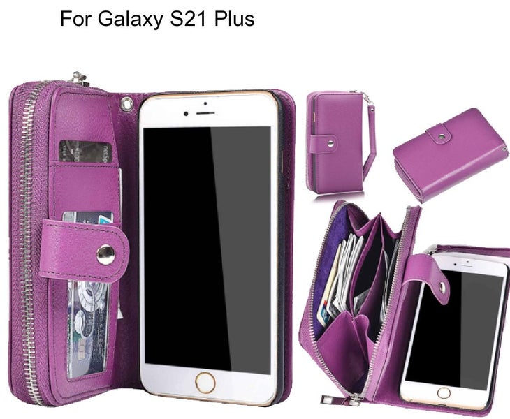 Galaxy S21 Plus Case coin wallet case full wallet leather case Carousel 1
