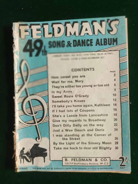 Feldman's Song & Dance Album Carousel 1