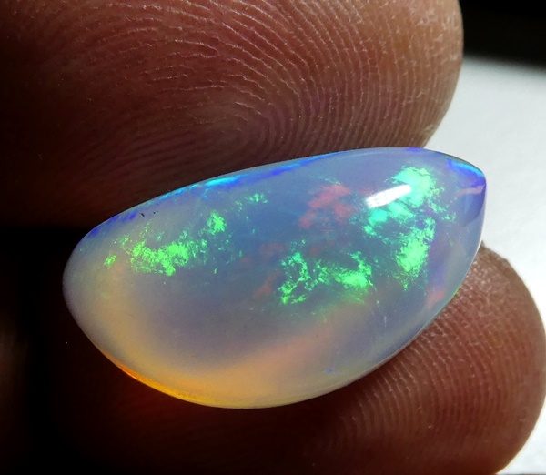 $1RE 7.69CT Buy Now $1750 UNTREATED RAINBOW HALFMOON 100% NATURAL CRYSTAL OPAL Carousel 2