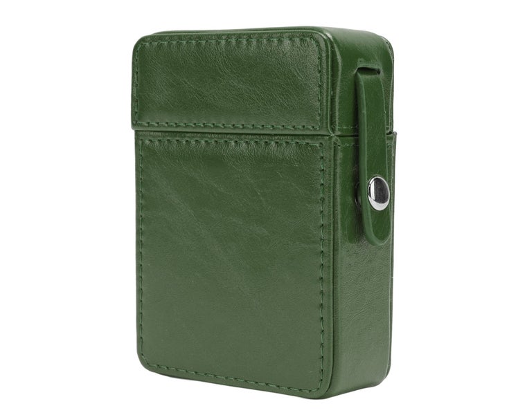 PU Leather Cigarette Case 20pcs Capacity Pressure Resistant Portable Men Ciga