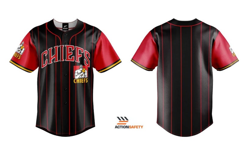 NZ Chiefs Slugger Baseball Shirt - Sizes S to 7XL Carousel 1