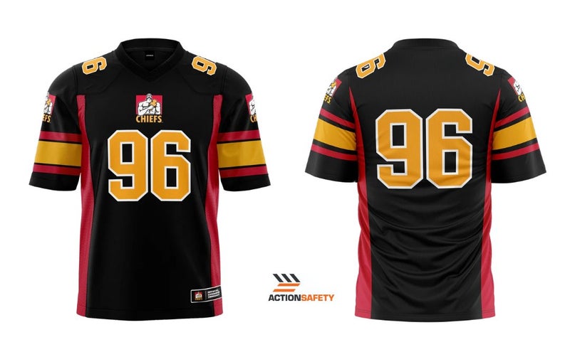 NZ Chiefs Touchdown NFL Supporter Jersey - Sizes S to 7XL Carousel 1