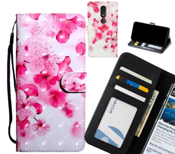 Nokia 4.2 Case Leather Wallet Case 3D Pattern Printed Carousel 1