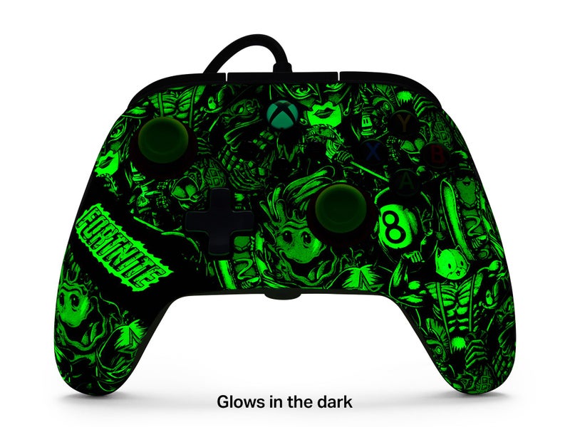 XBOX X|S Controller Advantage Wired Fortnite Glow Mappable Buttons Rumble Motors63721713270530112