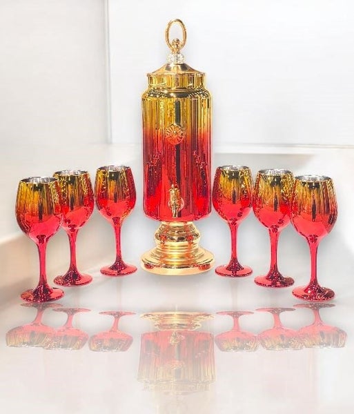 Dispenser and Cup 7pc 1345-1 6020 Carousel 1