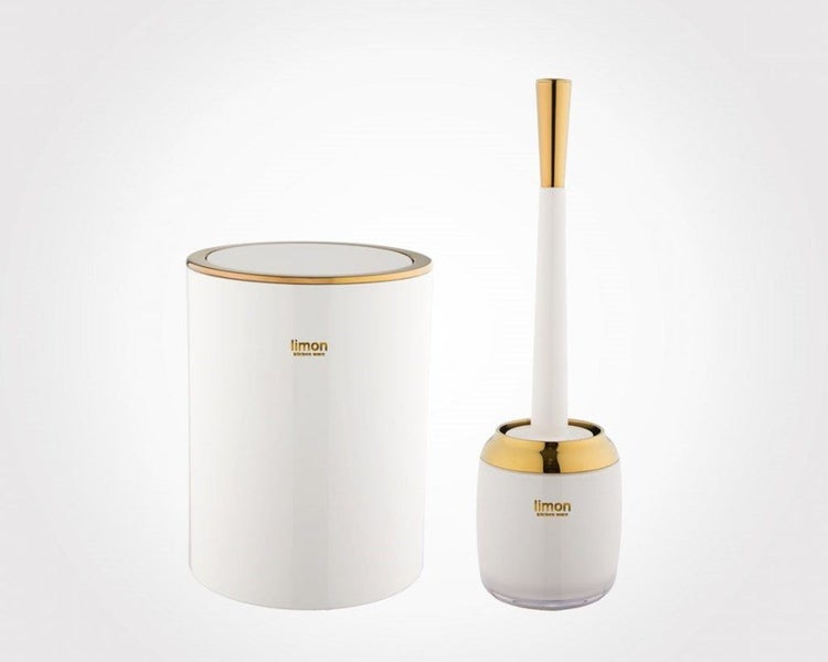 Round Dustbin & Brush Set 181200 Carousel 1