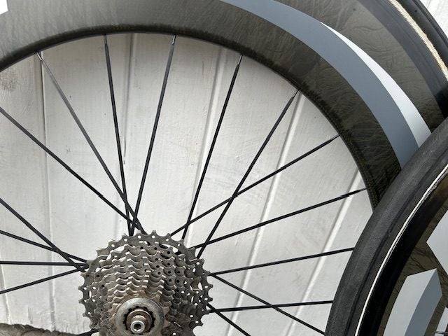 Planet X 80/100mm Carbon Tubs Wheelset - 10 Spd Carousel 10