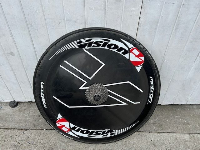 Vision Metron TT Solid Disc Tubular Rear wheel - 11 Spd Carousel 1