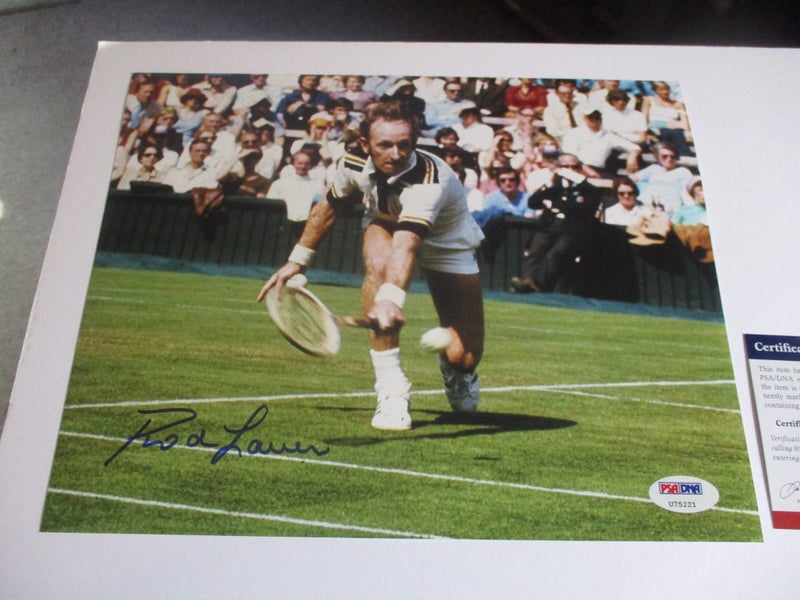 Rod Laver "Tennis Player" signed photo + Authentication Carousel 2