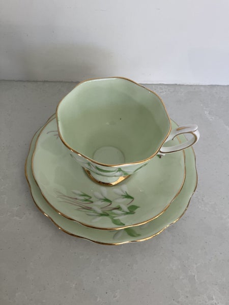 Stunning Royal Albert Laurentian Snowdrop trio 1940s63794289320066112