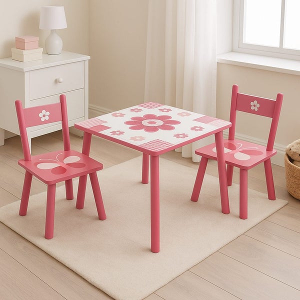 Kids Table & Chairs 3pc 2547-64 Carousel 1