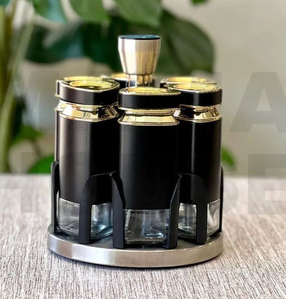 Spice Condiment Set 6pc Carousel 1