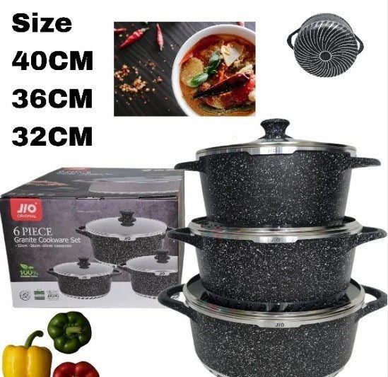 Granite Non-Stick Cookware 3pc 230512 Carousel 1