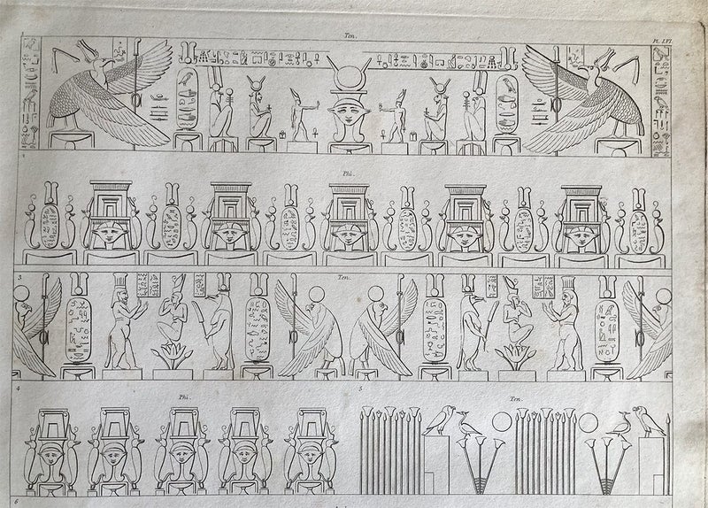 Original plate from Denon’s Egyptian Journey, 1802, scarce, lot2 Carousel 2