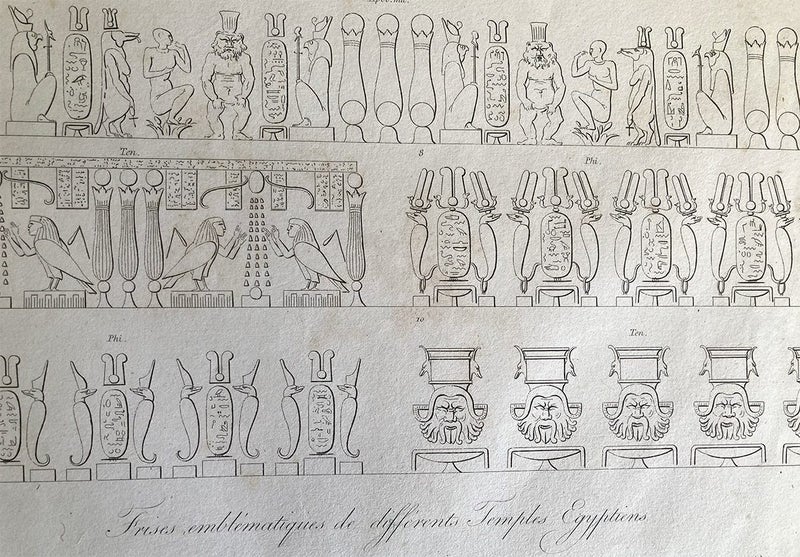 Original plate from Denon’s Egyptian Journey, 1802, scarce, lot2 Carousel 3