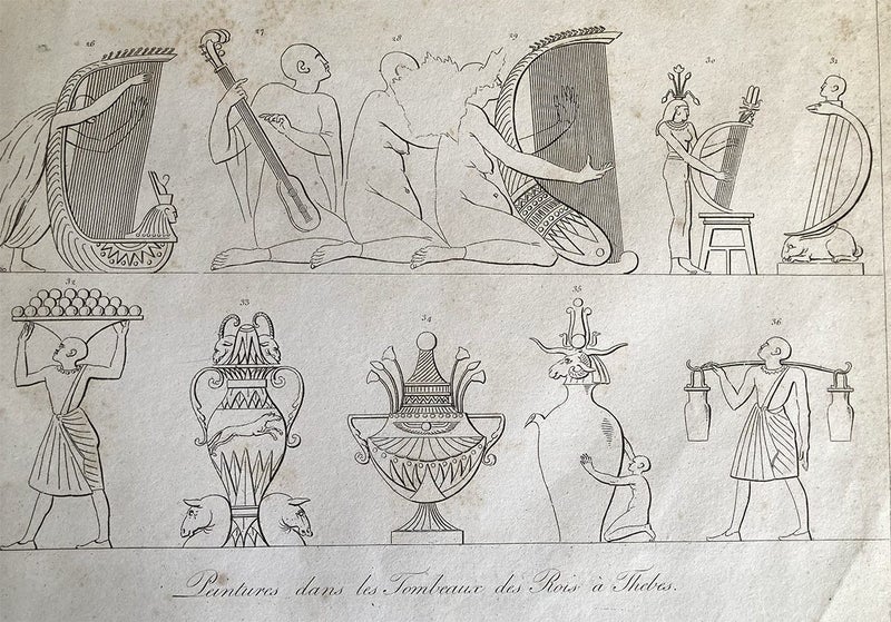Original plate from Denon’s Egyptian Journey, 1802, scarce, lot3 Carousel 2