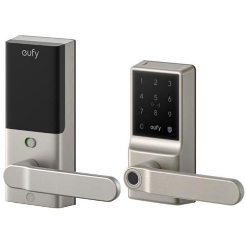 Eufy Security C33 Lever Smart Lock with Fingerprint - Nickel Bulit-in WiFi / Carousel 1